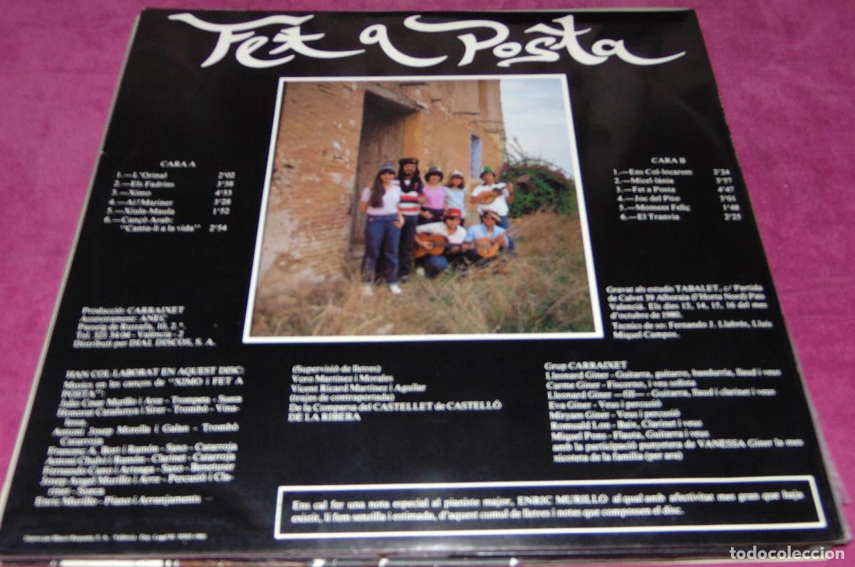 Discos de vinilo: Carraixet &ndash; Fet A Posta - LP ANEC 1980 - Foto 3