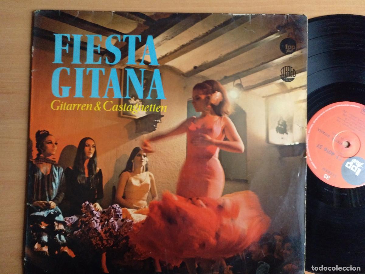Discos de vinilo: FIESTA GITANA . GUITARREN & CASTAGNETTEN . LP AL. - Foto 1