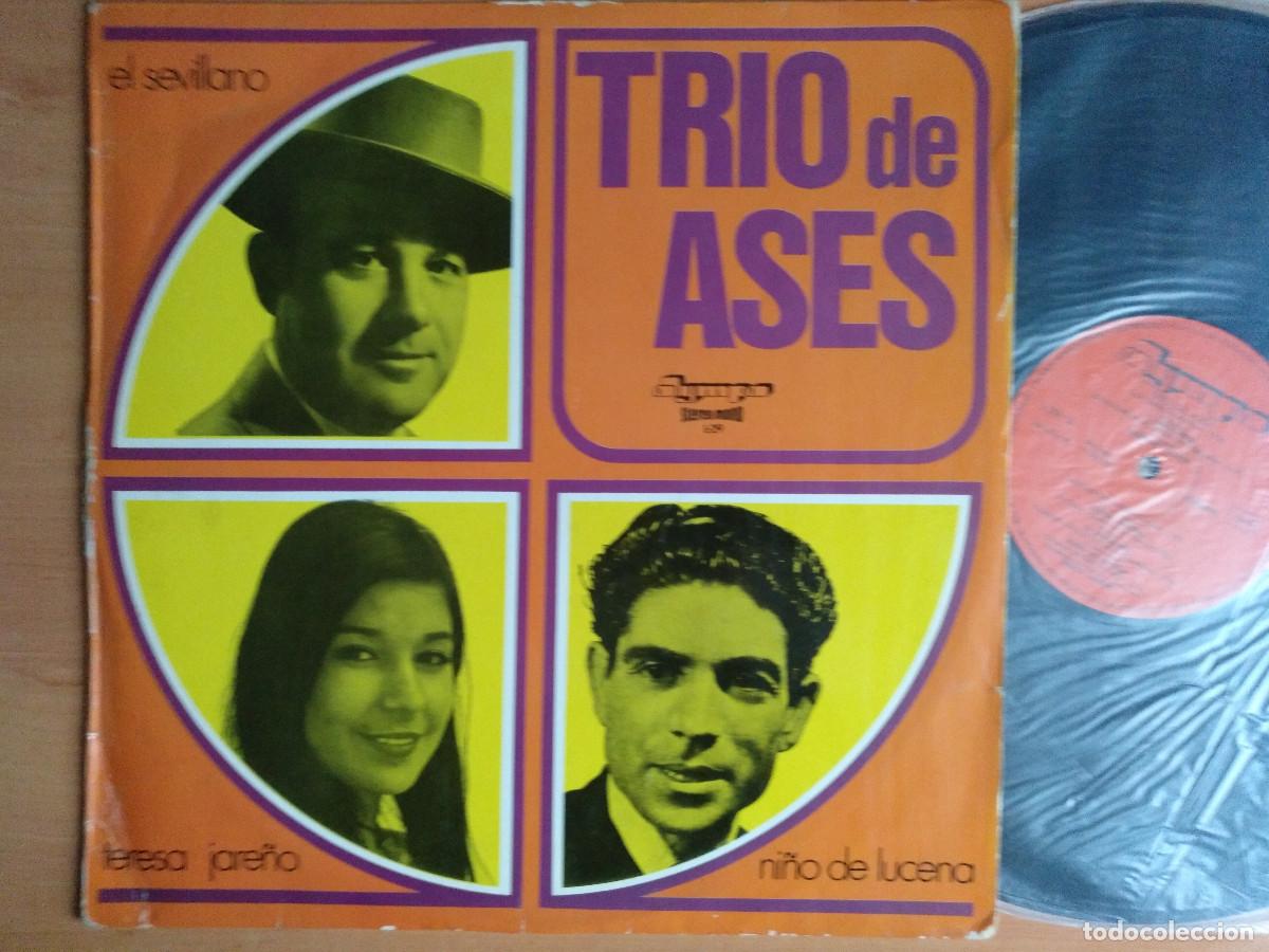 Discos de vinilo: TRIO DE ASES LP OLYMPO - Foto 1