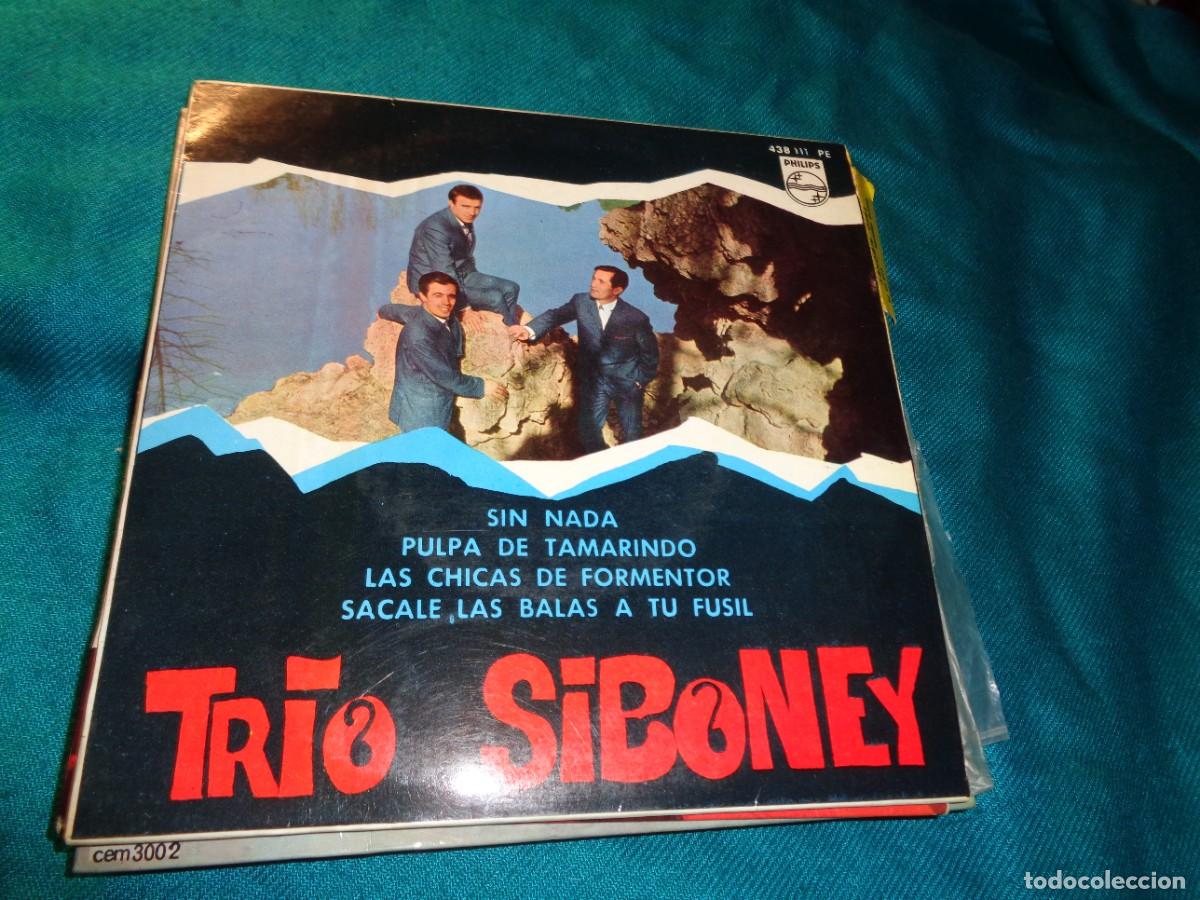 Discos de vinilo: TRIO SIBONEY. SIN NADA + 3. EP. PHILIPS, 1967. IMPECABLE(#) - Foto 1