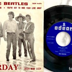 Discos de vinilo: THE BEATLES. YESTERDAY + 3 TEMAS. EP ORIGINAL ESPAÑA 1965