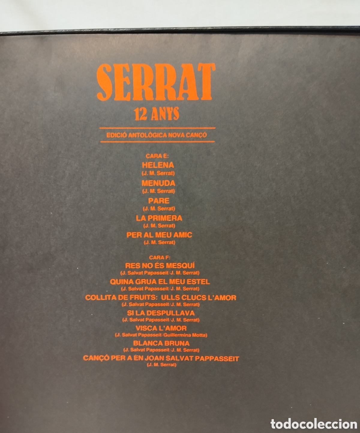 Discos de vinilo: CAJA DE. SERRAT 12 ANYS - Foto 4