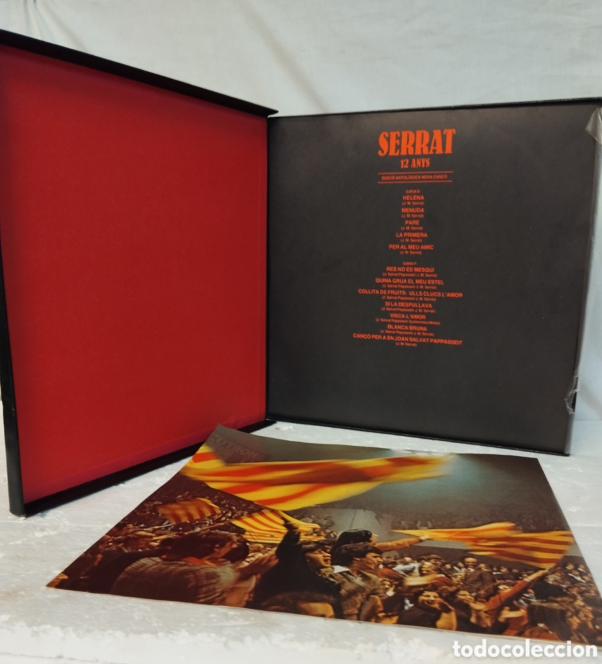 Discos de vinilo: CAJA DE. SERRAT 12 ANYS - Foto 2