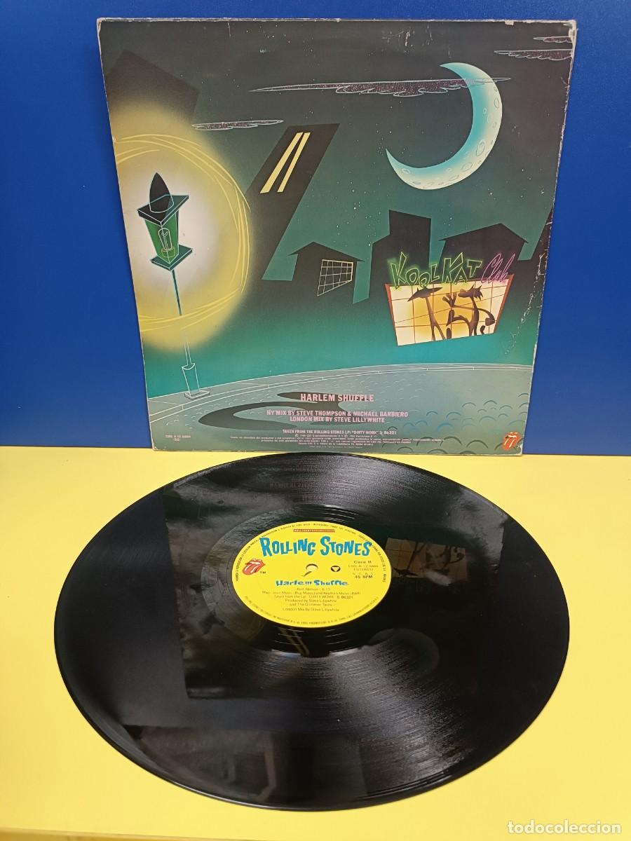 Discos de vinilo: THE ROLLING STONES - HARLEM SHUFFLE - DISCO DE VINILO - Foto 2