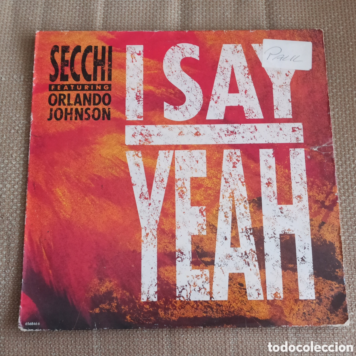 Discos de vinilo: Secchi Featuring Orlando Johnson - I Say Yeah (12&rdquo;, Single) - Foto 1