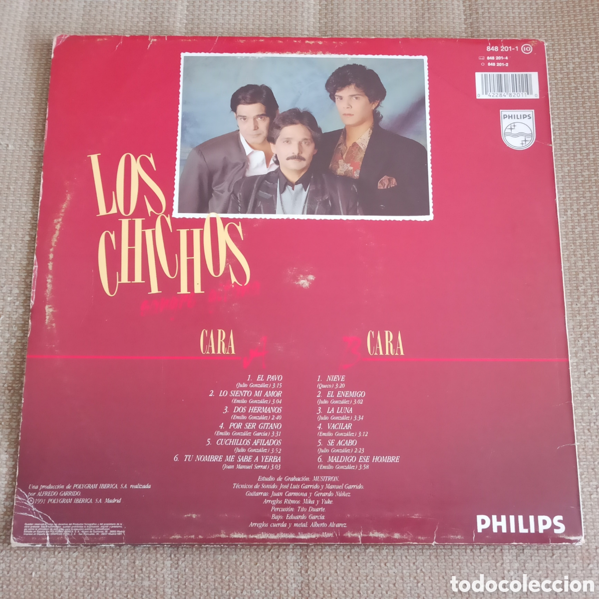 Discos de vinilo: Los Chichos - Sangre Gitana (LP, Album) - Foto 2