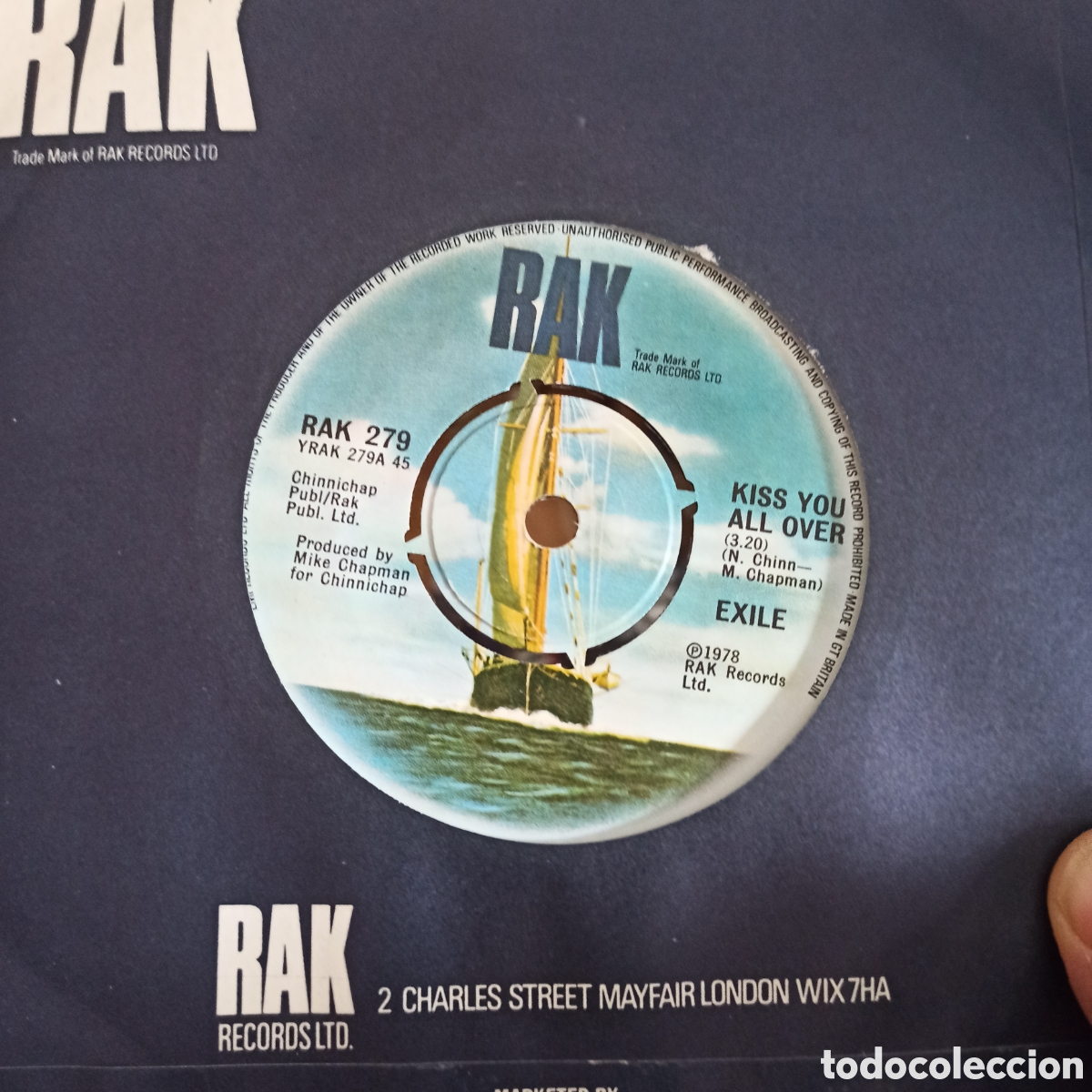 Discos de vinilo: Exile &ndash; Kiss You All Over - Foto 1