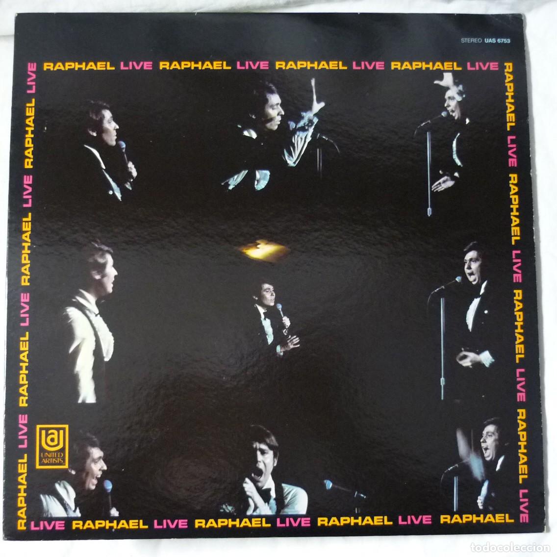 Discos de vinilo: LP vinilo Raphael Live USA - Foto 1