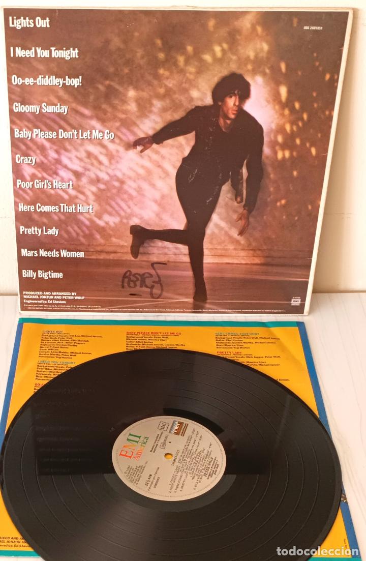 Discos de vinilo: PETER WOLF - LIGHTS OUT EMI PROMO - 1984 - Foto 2