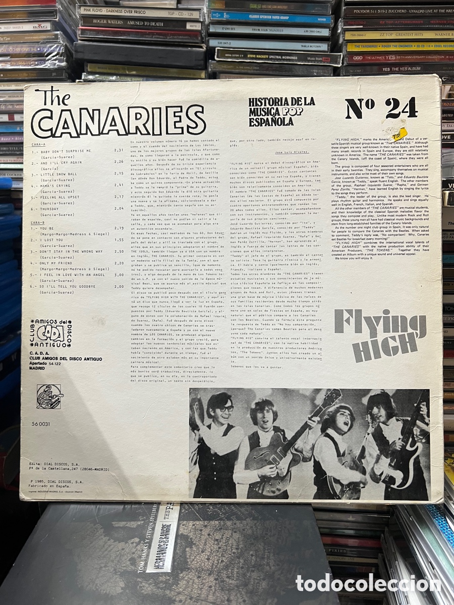 Discos de vinilo: The canaries Flying Hich (ex &iacute;dolos) - Foto 2