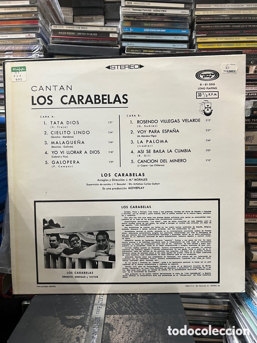 Discos de vinilo: Los carabelas Cantan - Foto 2
