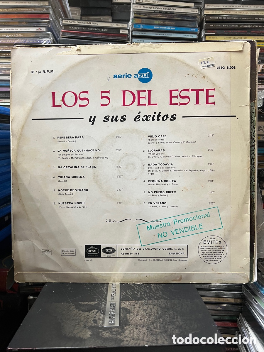 Discos de vinilo: Los 5 del este y sus &eacute;xitos - Foto 2