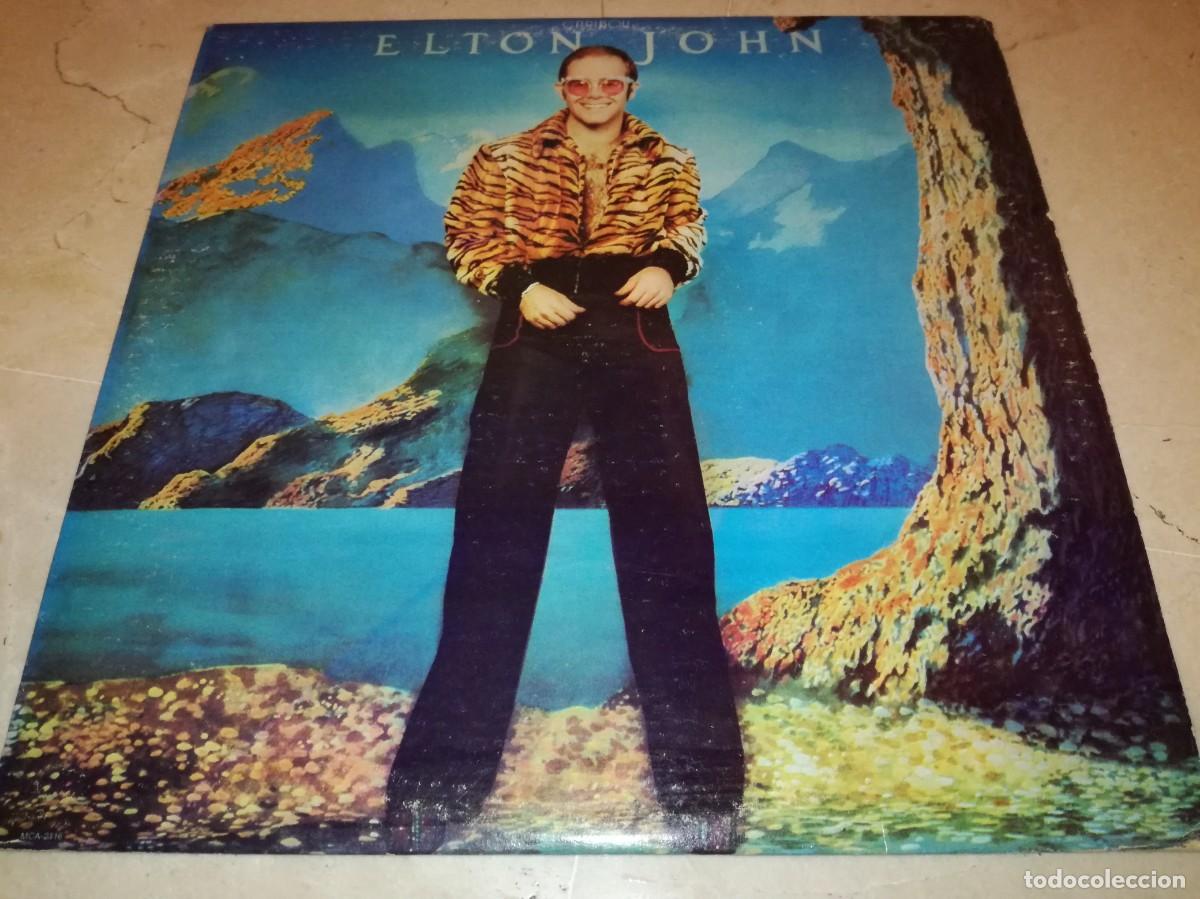 Discos de vinilo: ELTON JOHN-CARIBOU-CONTIENE ENCARTE-ORIGINAL USA 1974