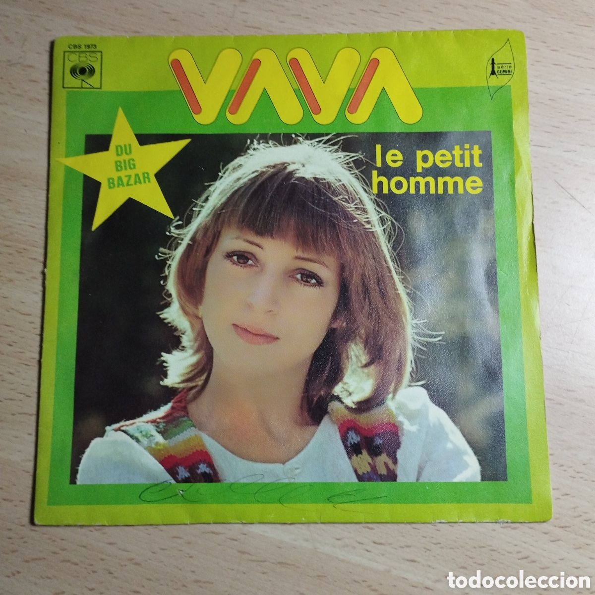 Discos de vinilo: Single 7&rdquo; Vava 1973 France. Ale petit homme + La jeunesse.
