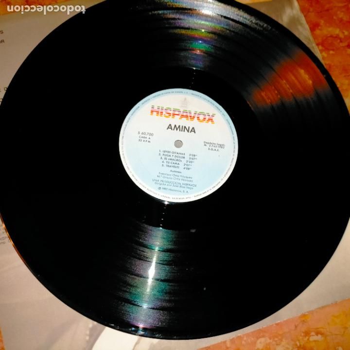 Discos de vinilo: DISCO VINILO GRANDE - amina - Foto 4