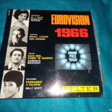 Discos de vinilo: EUROVISION 1966. MADALENA IGLESIAS, MILLY SCOTT....BELTER, 1966. IMPECABLE. SPAIN(#)