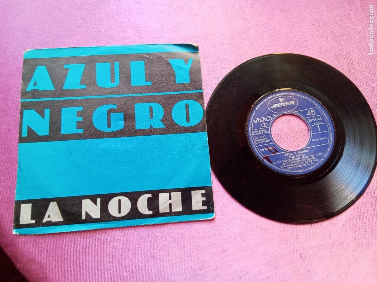 Discos de vinilo: AZUL Y NEGRO - LA NOCHE - VINILO MA5C3 - Foto 1