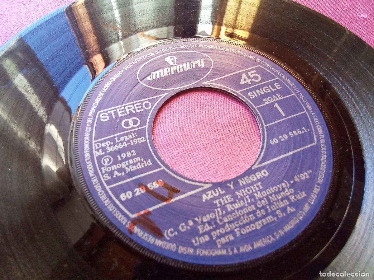Discos de vinilo: AZUL Y NEGRO - LA NOCHE - VINILO MA5C3 - Foto 2