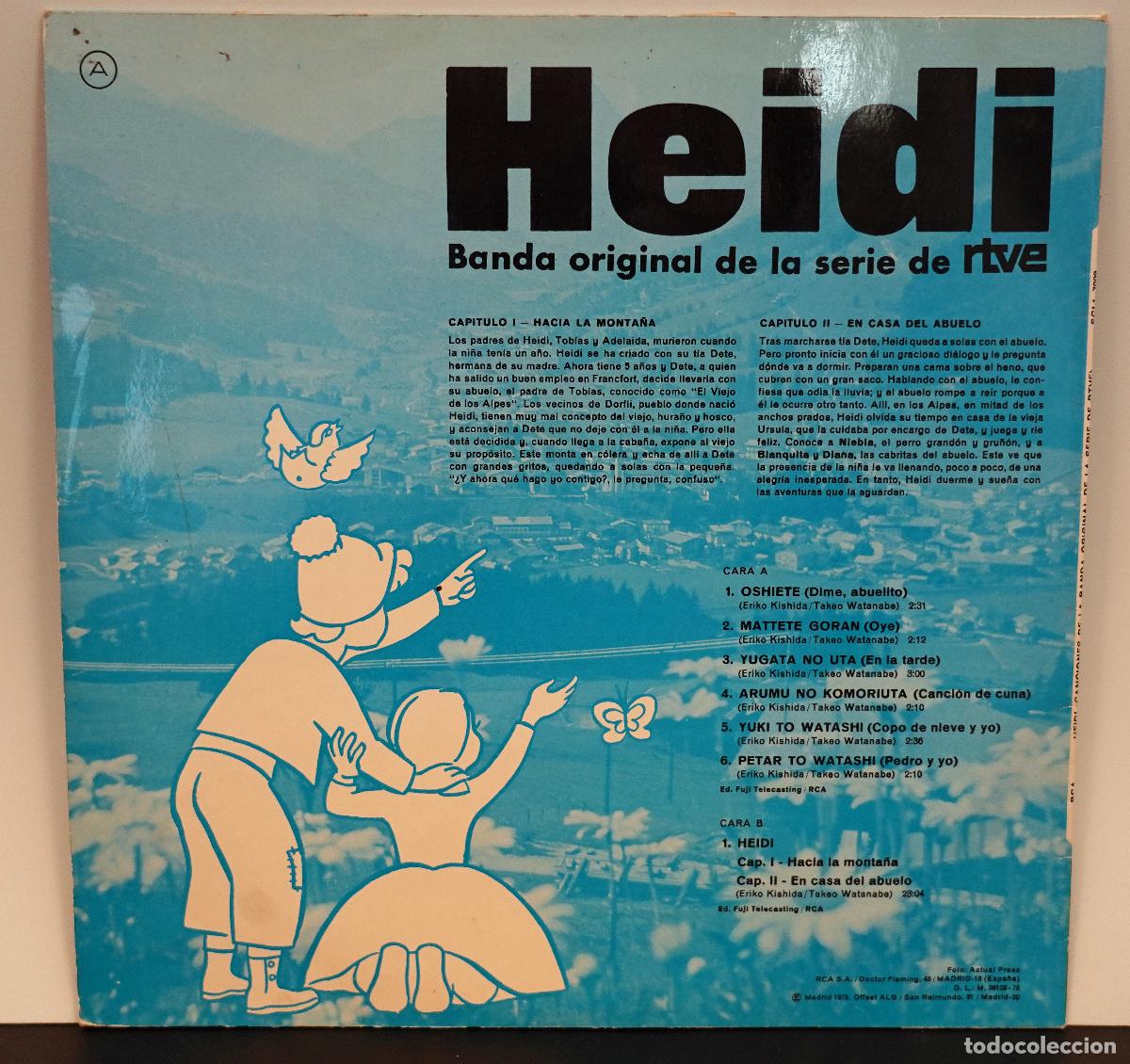 Discos de vinilo: Disco vinilo HEIDI banda original tve - Foto 2