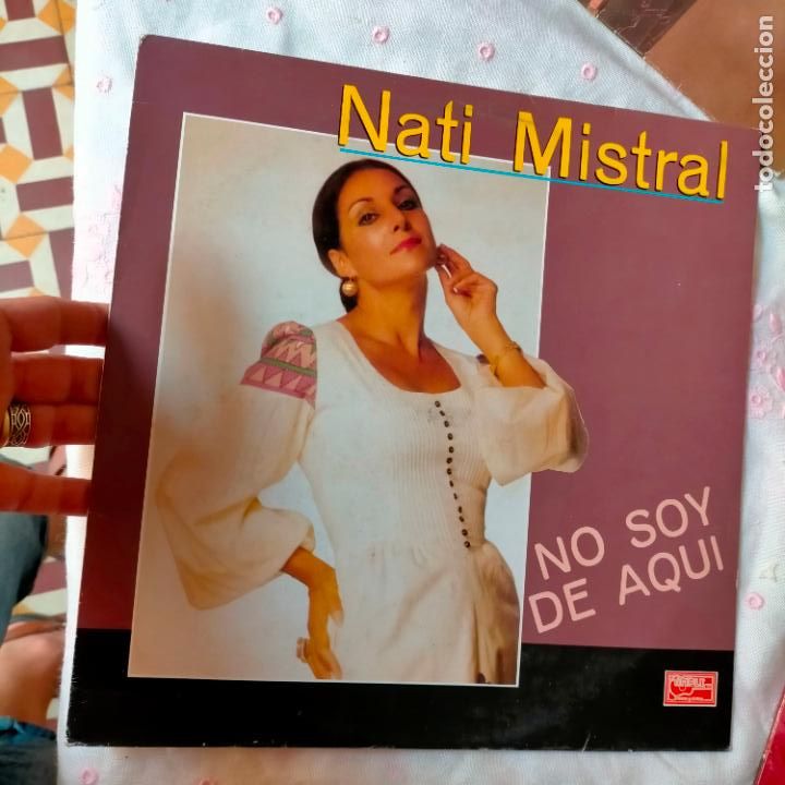 Discos de vinilo: DISCO VINILO GRANDE lp - NATI MISTRAL - Foto 1