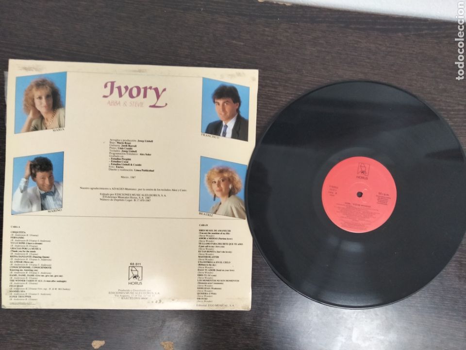Discos de vinilo: Vinilo Ivory _ Abba & Stevie - Foto 2