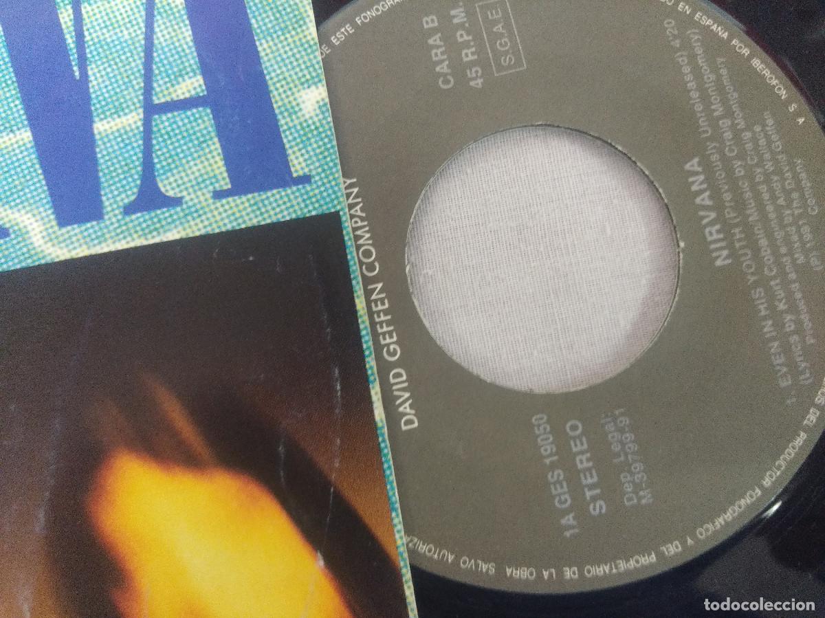 Discos de vinilo: NIRVANA/SMELLS LIKE TEEN SPIRITS/SINGLE. - Foto 2