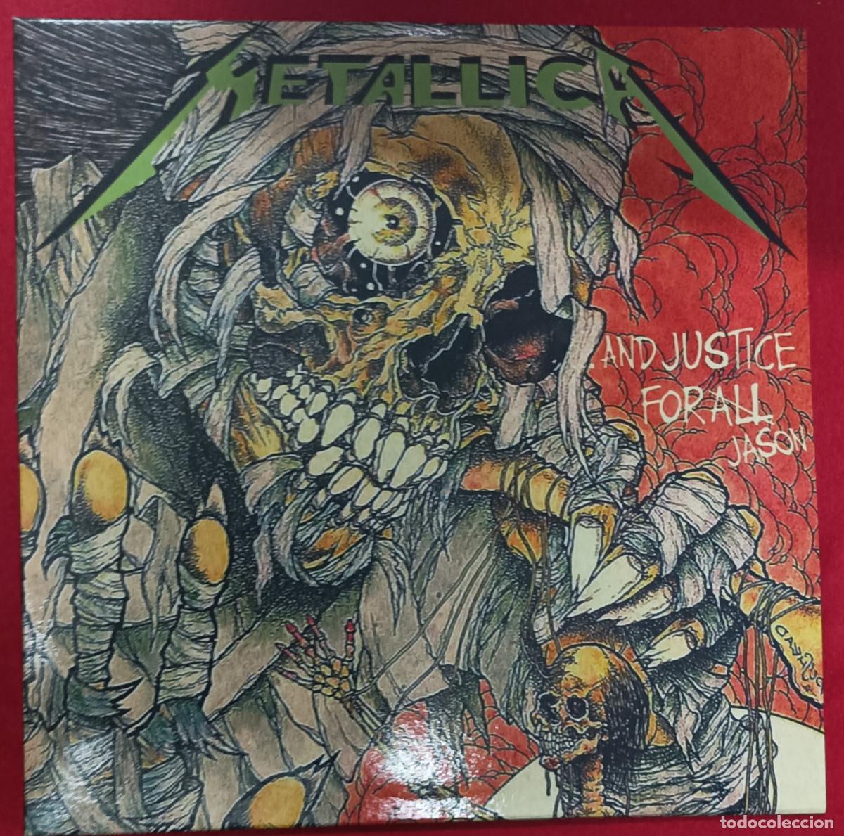 Discos de vinilo: 2 LP METALLICA - And justice for all, Jason - JASON 124 - WHITE marbled vinyl (M/M)