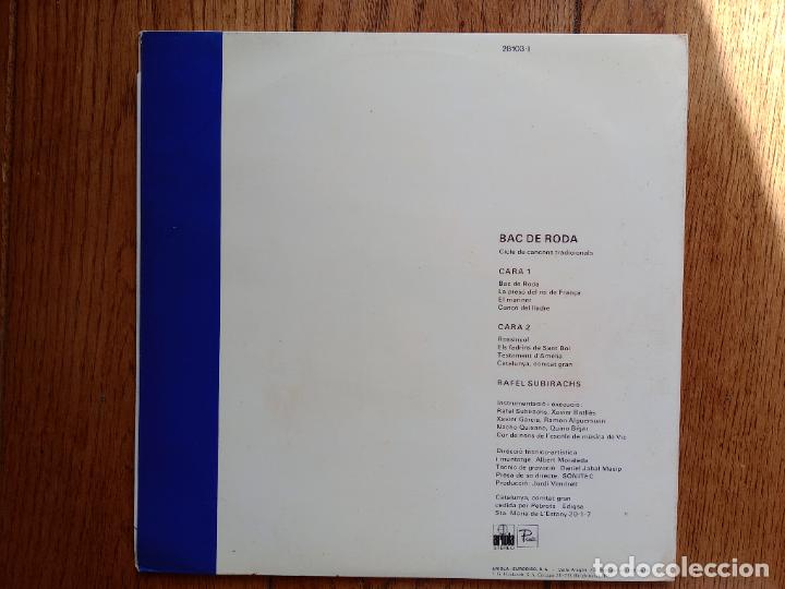 Discos de vinilo: Rafel Subirachs - Bac de Roda - Foto 4