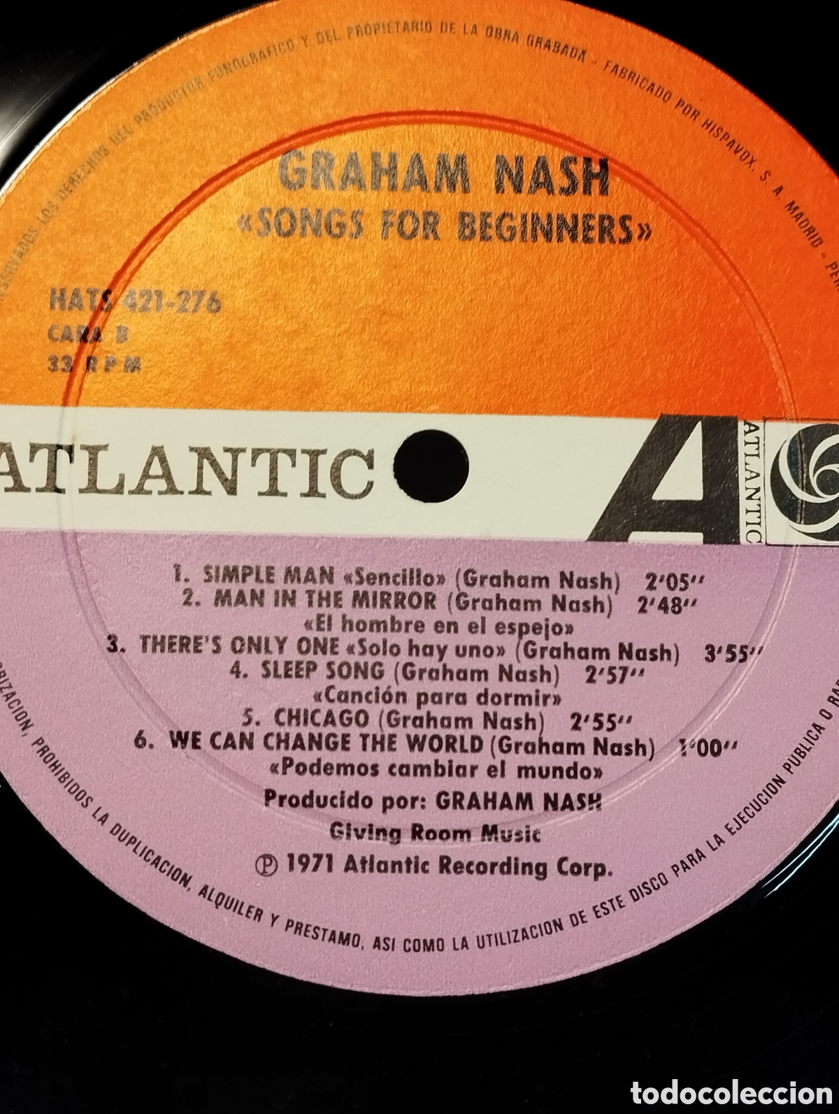Discos de vinilo: GRAHAM NASH GREATEST HITS - Foto 3