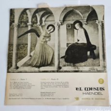 Discos de vinilo: 2 EL MESIAS HAENDEL DISCOTECA DE SELECCIONES LP