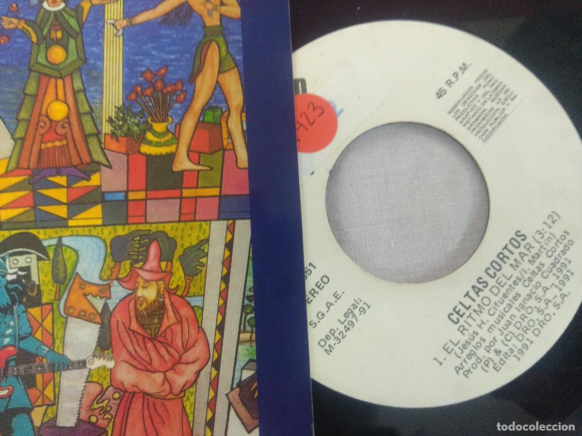 Discos de vinilo: CELTAS CORTOS/EL RITMO DEL MAR/SINGLE. - Foto 2