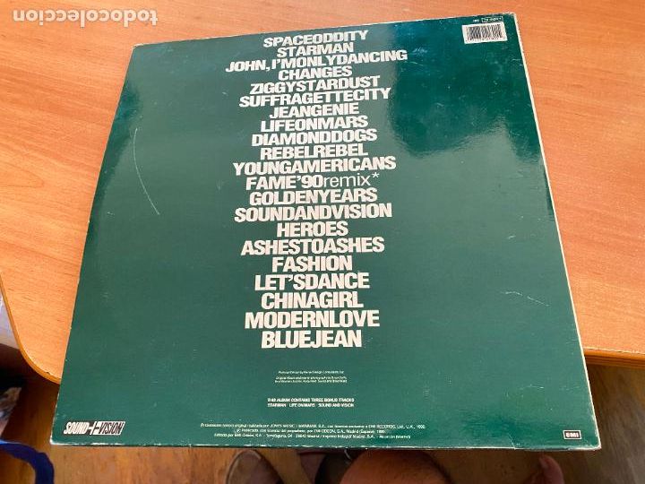 Discos de vinilo: DAVID BOWIE (CHANGES) 2 x LP ESPA&Ntilde;A 1990 GAT. (B-43) - Foto 5