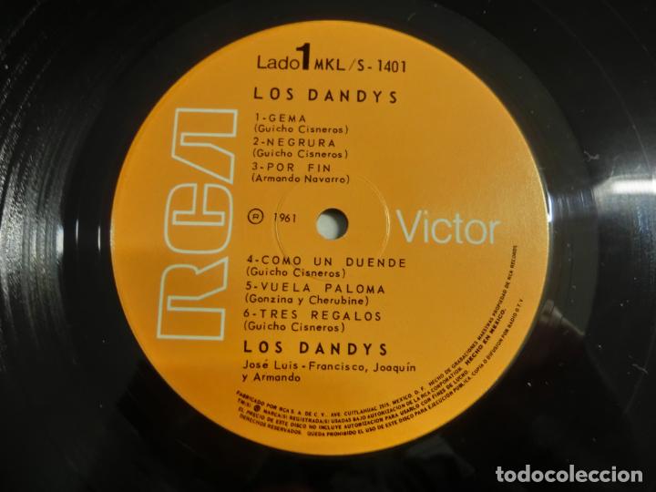 Discos de vinilo: Los Dandys &ndash; ...Nuestros Primeros Exitos (MEXICO 1961) - Foto 3