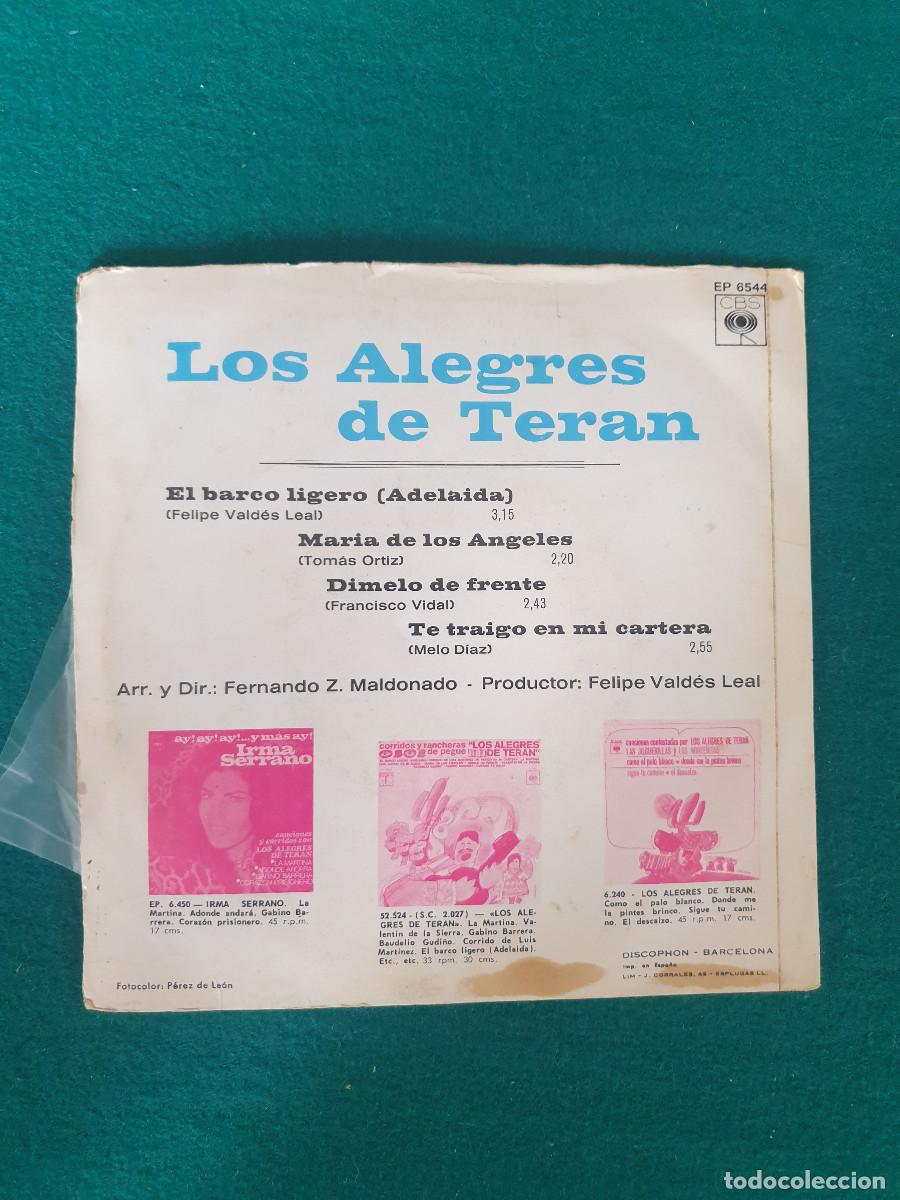 Discos de vinilo: Los Alegres De Ter&aacute;n &ndash; El Barco Ligero - Foto 2