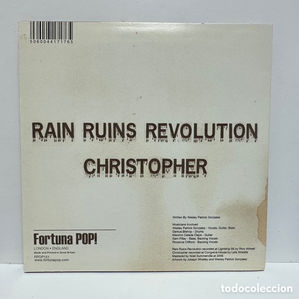 Discos de vinilo: Lets Wrestle - Rain Ruins Revolution (7&rdquo;, Single) - Foto 2