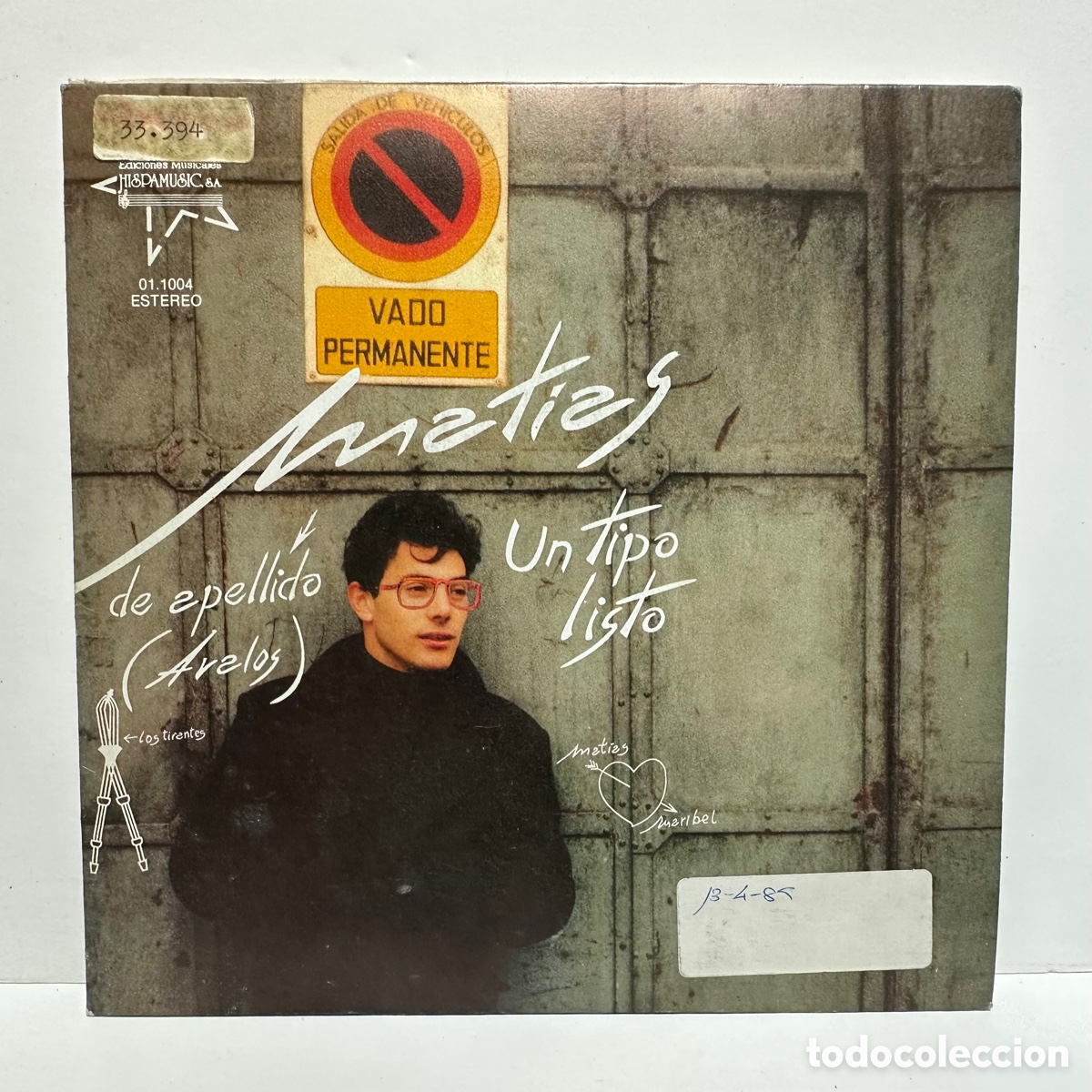 Discos de vinilo: Matias &Aacute;valos - Un Tipo Listo (7&rdquo;, Single) - Foto 1