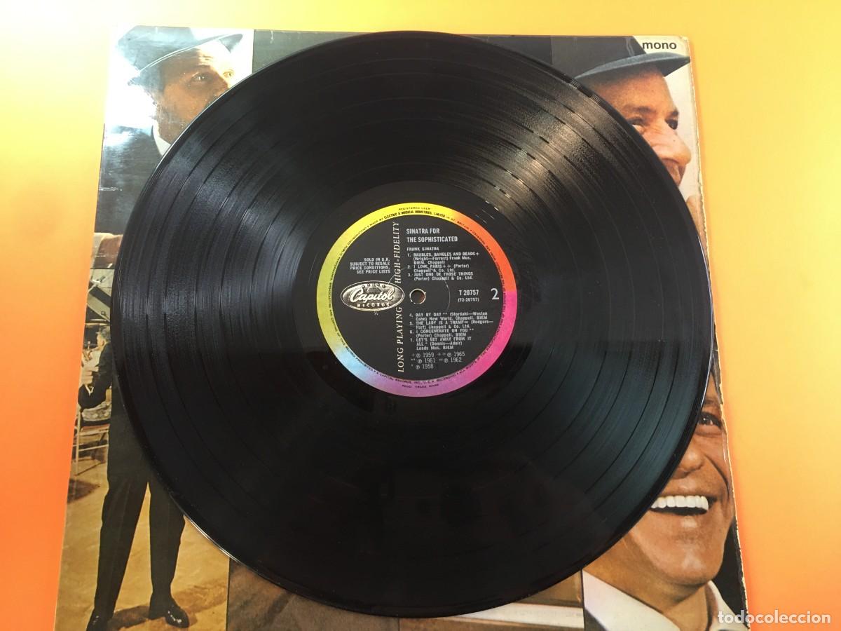 Discos de vinilo: FRANK SINATRA / FOR THE SOPHISTICATED- LP VINILO UK - Foto 3