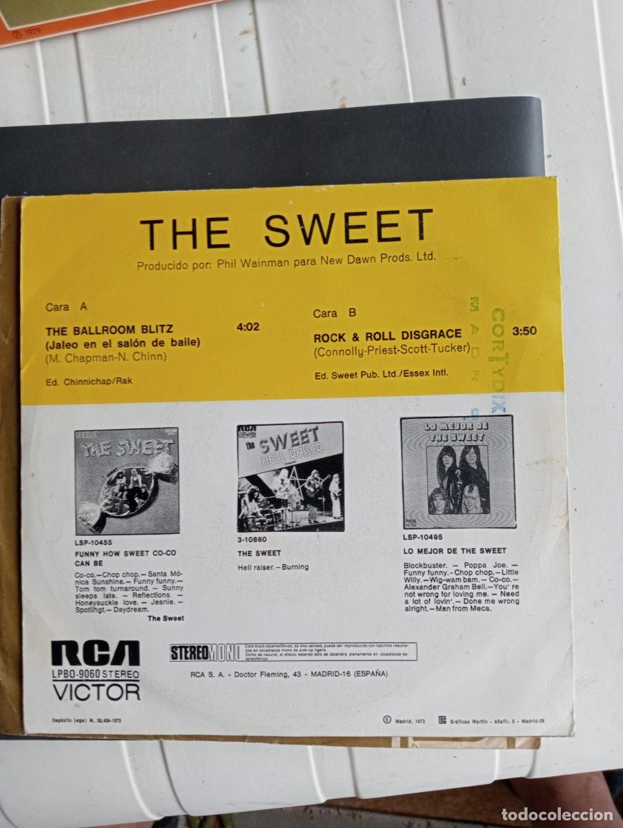 Discos de vinilo: Sweet - Ballroom Blitz 7&rdquo; Single 1973 - Foto 2