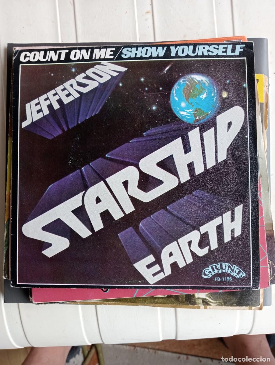 Discos de vinilo: Jefferson Starship - Count On Me 7&rdquo; single 1978 - Foto 1
