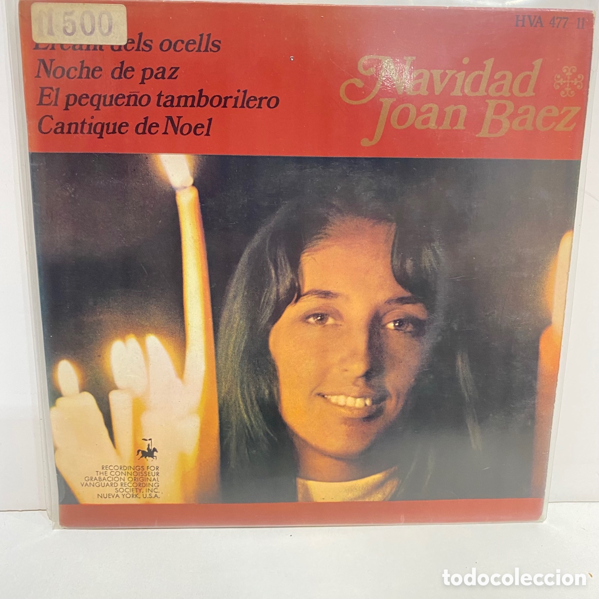 Discos de vinilo: Joan Baez - Navidad Con Joan Baez (7&rdquo;, EP) - Foto 1