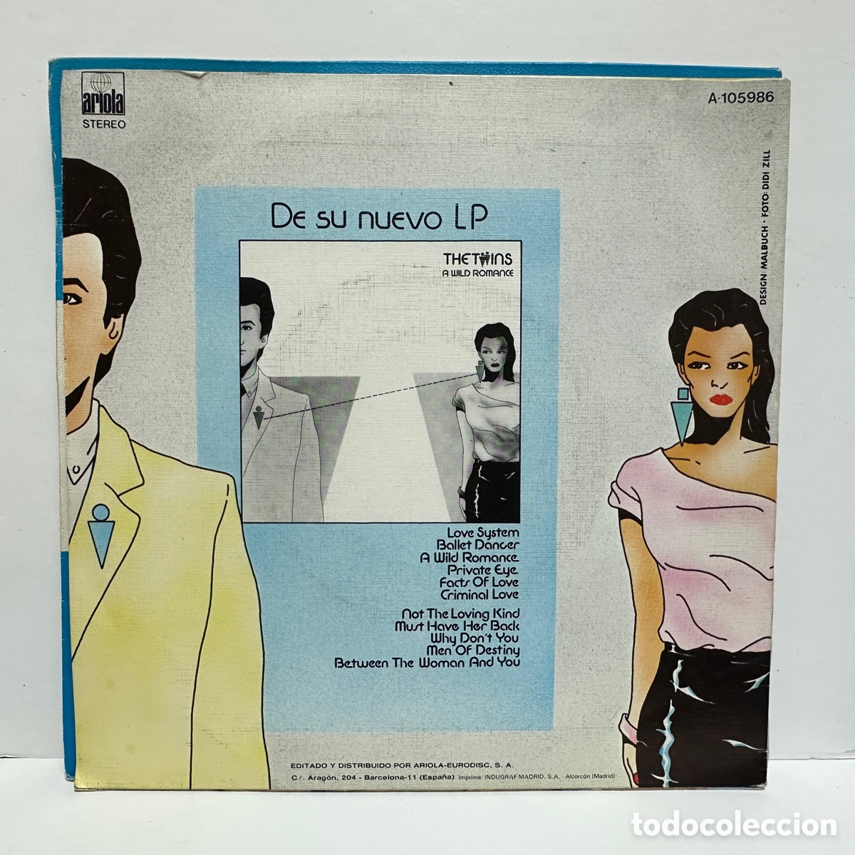 Discos de vinilo: The Twins - Ballet Dancer (7&rdquo;, Single) - Foto 2
