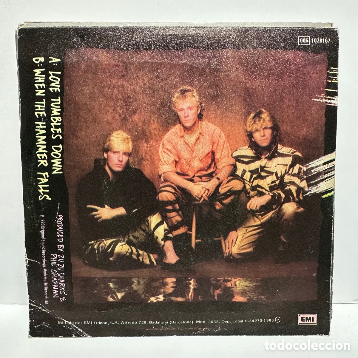 Discos de vinilo: Zu Zu Sharks - Love Tumbles Down (7&rdquo;, Single) - Foto 2