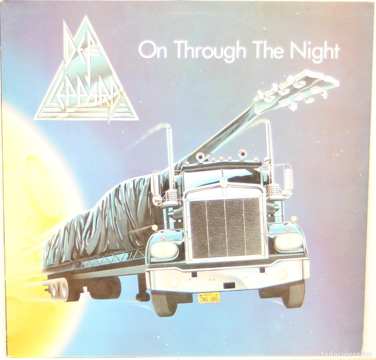 Discos de vinilo: DEF LEPPARD on through the night LP phonogram 1980 - Foto 1
