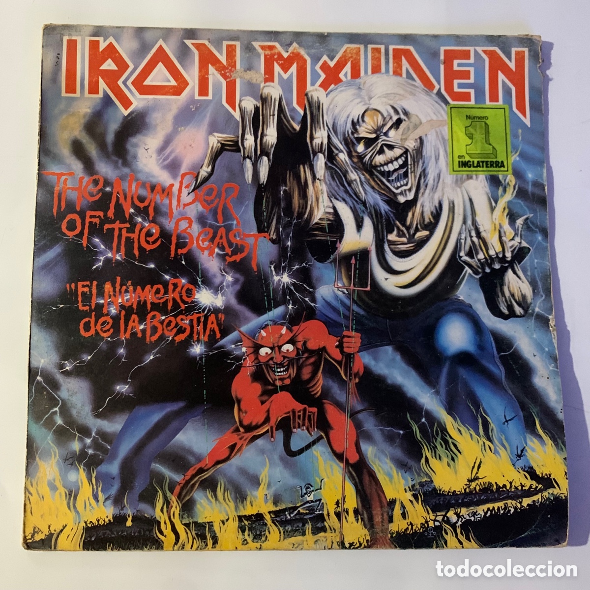 Las mejores ofertas en Iron Maiden Número 33 discos de vinilo de velocidad  RPM