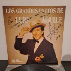 Discos de vinilo: AUTOGRAFIADO! LUIS AGUILE - LOS GRANDES EXITOS DE LUIS AGUILE LP 1975. SPAIN. GATEFOLD. ILP.2