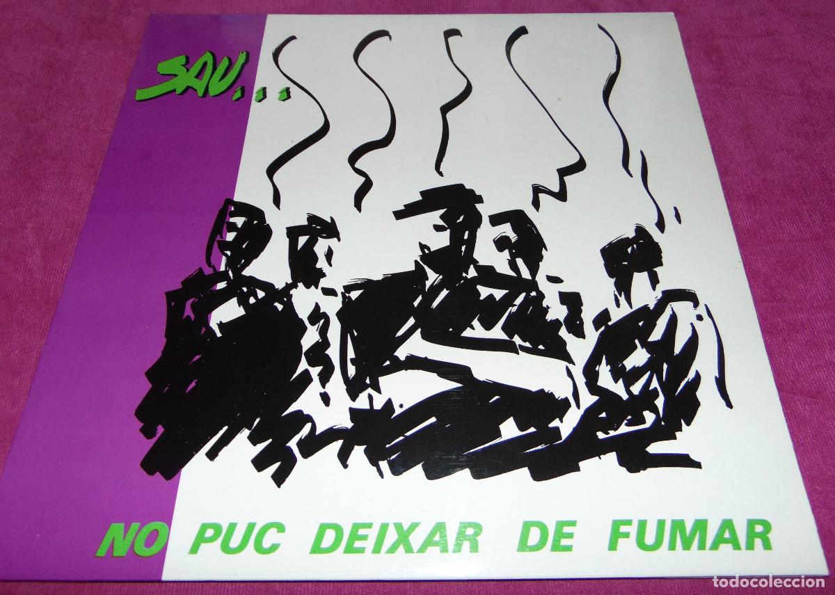 Discos de vinilo: SAU - NO PUC DEIXAR DE FUMAR - LP 1994 - Foto 2