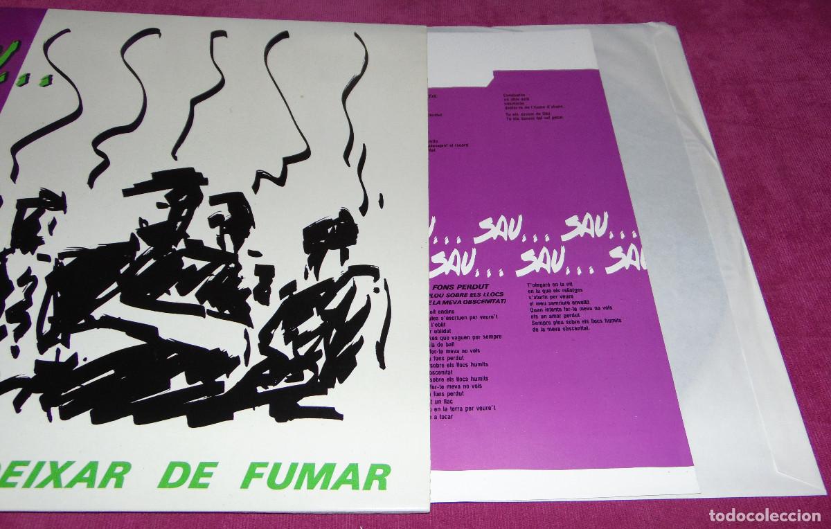 Discos de vinilo: SAU - NO PUC DEIXAR DE FUMAR - LP 1994 - Foto 5
