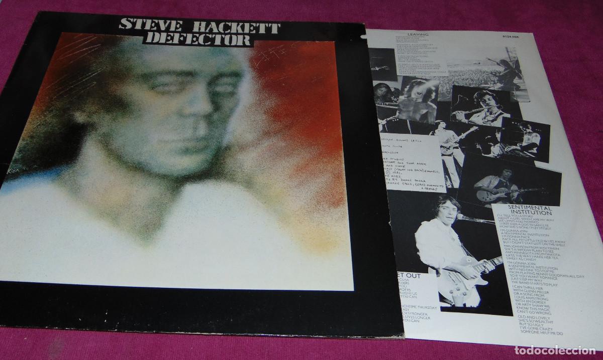 Discos de vinilo: STEVE HACKETT - DEFECTOR - LP CHARISMA HOLANDES - con FUNDA INTERIOR ORIGINAL IMPRESA - Foto 2