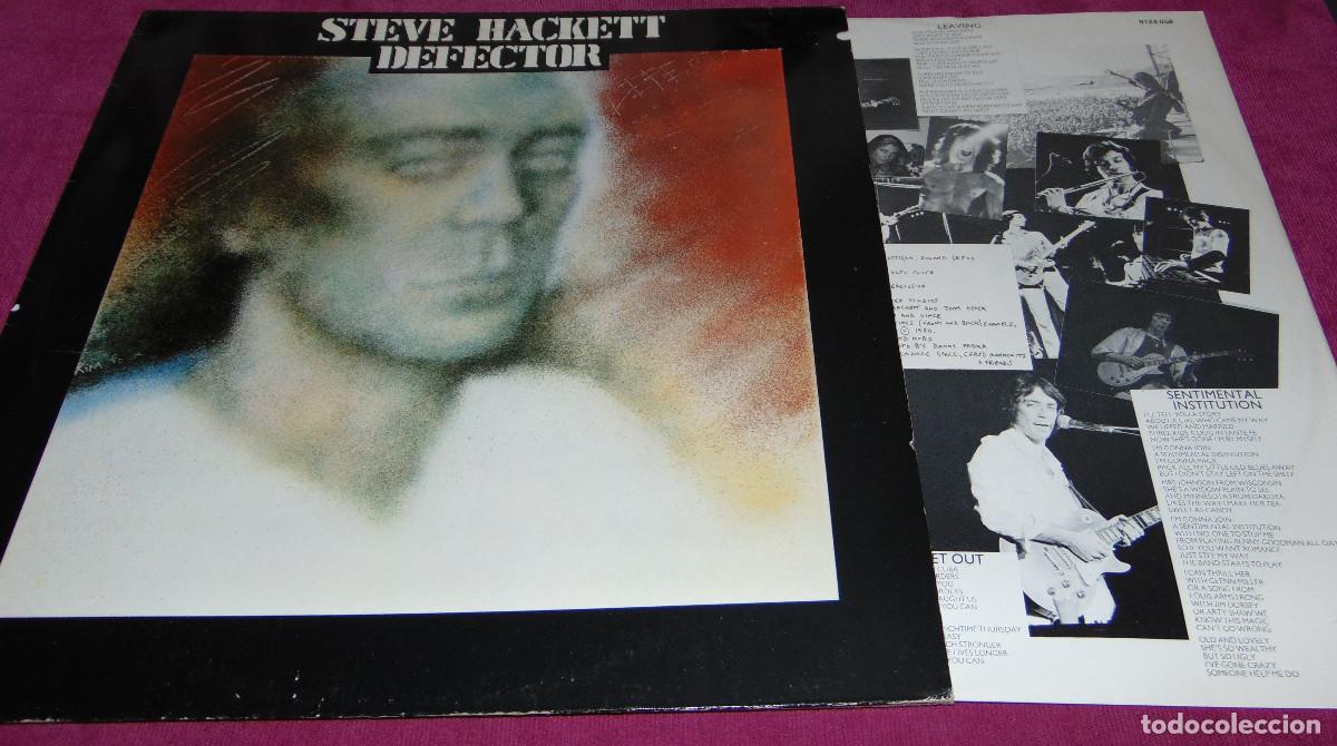 Discos de vinilo: STEVE HACKETT - DEFECTOR - LP CHARISMA HOLANDES - con FUNDA INTERIOR ORIGINAL IMPRESA - Foto 3