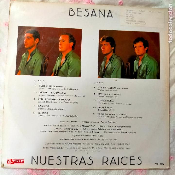 Discos de vinilo: DISCO VINILO GRANDE LP - BESANA - Foto 2
